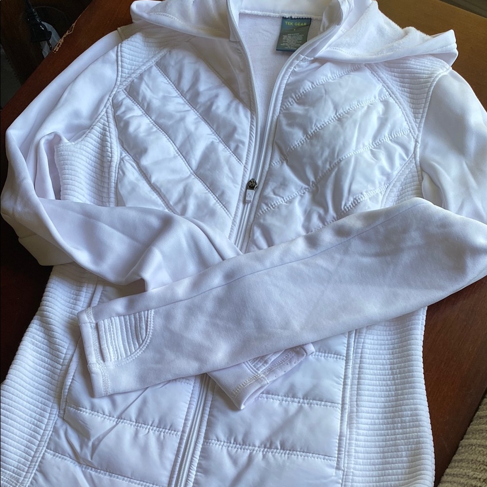 Tek Gear Women's White Jacket - Picture 3 of 5